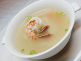 Chicken dumpling & Shrimp Soup
