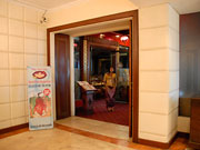 Entrance of restaurant