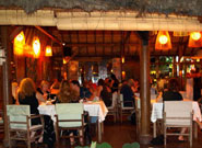 The restaurant is popular among westerners