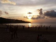 Sunset in Jimbaran Beach
