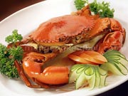 Crab with oyster sauce
