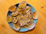 Grilled Steamed Baby Clam