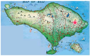 Map Puri Agung Karangasem