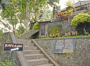 Cafe Kawi at entrance