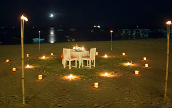 Romantic dinner seat image