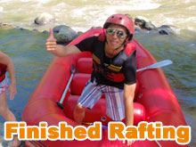 finish rafting