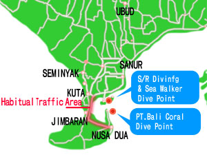Location of Super Reasonable Diving Spot