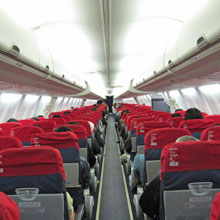 Inside of Plane