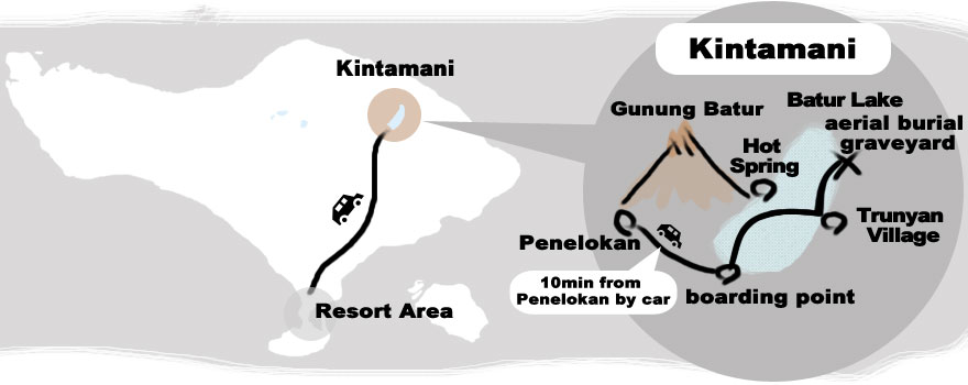 Trunyan Village Map