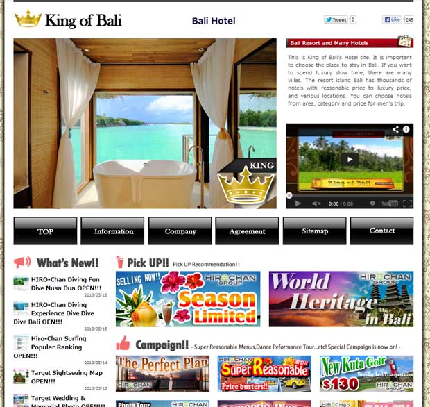 King of Bali Hotel OPEN!!!