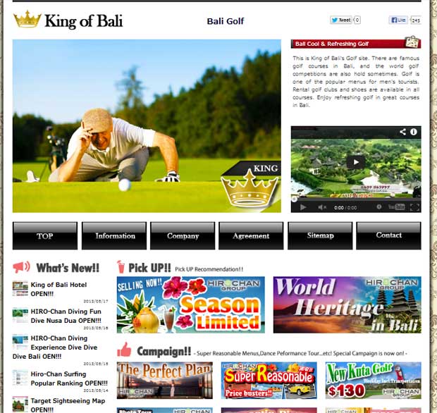 King of Bali Golf Open!!!