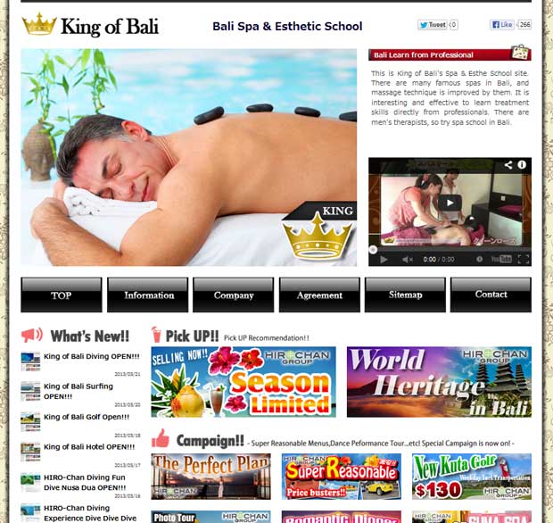 King of Bali Spa School OPEN!!!