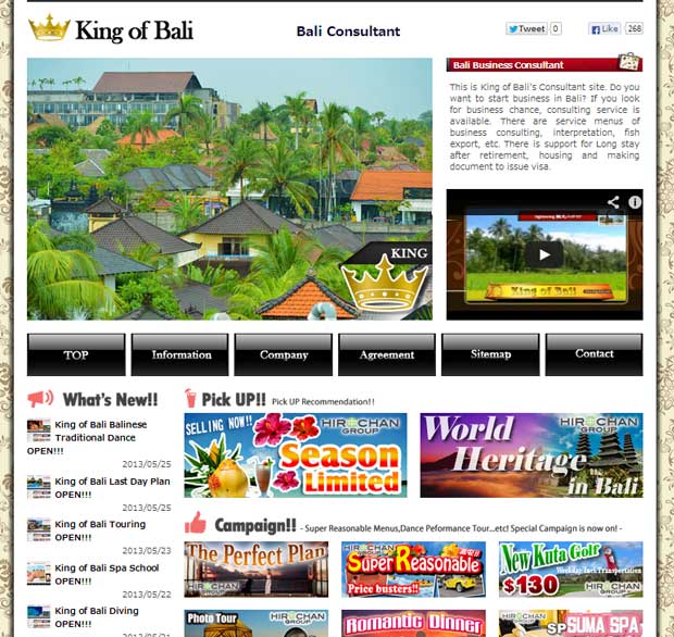 King of Bali Consultant OPEN!!!