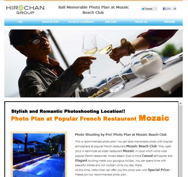 HIRO-Chan Group Photo Plan at Mozaic Beach Club OPEN!!!