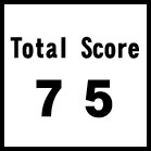Total Score 75