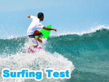 Surfing test